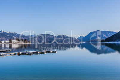 Walchensee im Winter