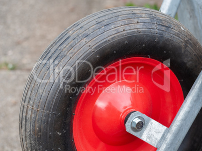 Tire of a wheelbarrow