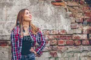 Young beautiful woman is smiling