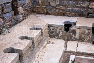 Ruins of antique Ephesus in Turkey