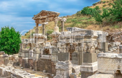 The Fountain of Trajan in Ephesus, Turkey