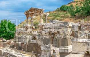 The Fountain of Trajan in Ephesus, Turkey