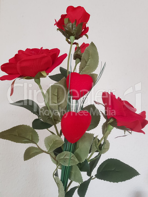 Bouquet of red roses