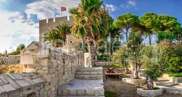 Kusadasi castle in Aydin province, Turkey