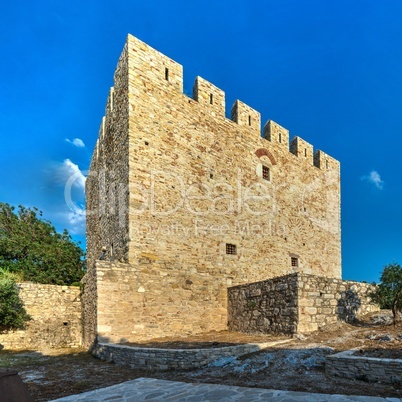 Kusadasi castle in Aydin province, Turkey