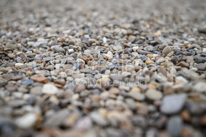 Abstract pebbles background with shalllow DOF
