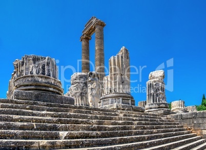 Broken Columns in the Temple of Apollo at Didyma, Turkey