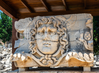 Bas-reliefs in the Temple of Apollo at Didyma, Turkey