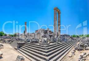 The southern flank of the temple of Apollo at Didyma, Turkey