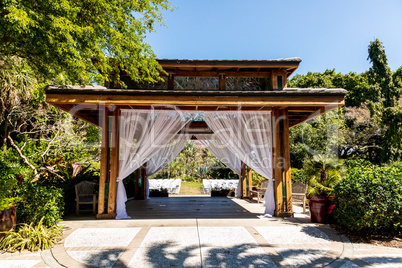 Wedding Gazebo in the Marie Selby Botanical Garden