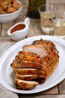 Baked turkey breast