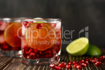 Pomegranate Gimlet