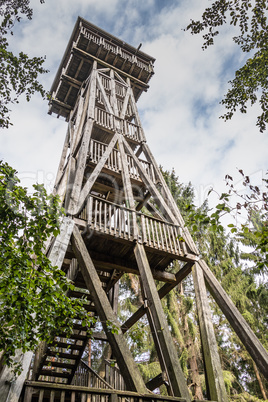 Wildlife sanctuary Hahnheide near Trittau - the watch tower