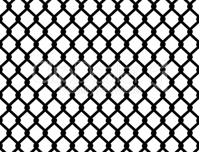 Chain link fence seamless