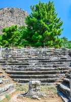 Ruins of the Ancient city Priene in Turkey