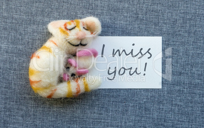 I miss you