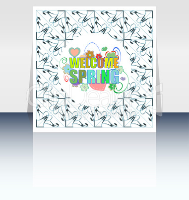 Welcome Spring Holiday Card