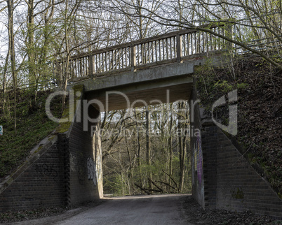 Wildlife Sanctuary Hahnheide - old railway bridge