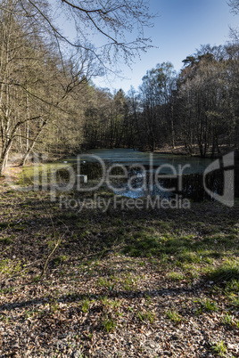 Wildlife Sanctuary Hahnheide small pond