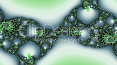Mandelbrot fractal green contrast
