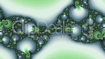 Mandelbrot fractal green contrast