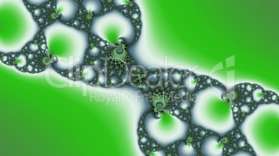 Mandelbrot fractal green contrast