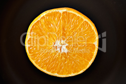 Half of orange.
