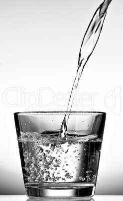 Glass of water.