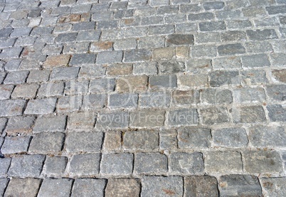 Cobblestone Pavement