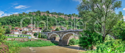 Bridge over the Yantra River near Veliko Tarnovo Fortress, Bulga