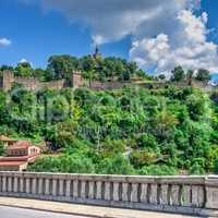 Tsarevets fortress  in Veliko Tarnovo, Bulgaria