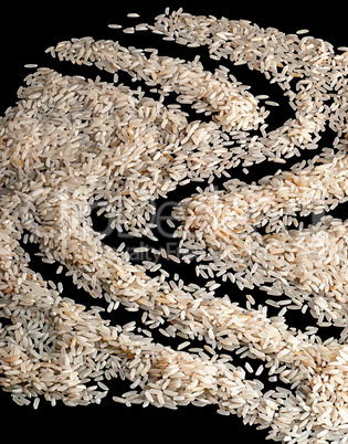 Abstract background scattered dry rice