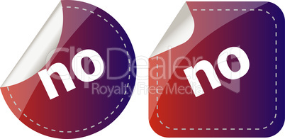 no word. stickers set, icon button isolated on white