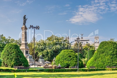 Freedom Monument in the city of Ruse, Bulgaria