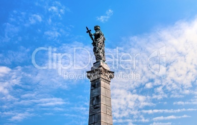 Freedom Monument in the city of Ruse, Bulgaria