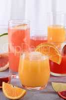 Refreshing Fresh Detox Citrus Juices