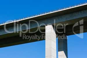 concrete pillar of a viaduct