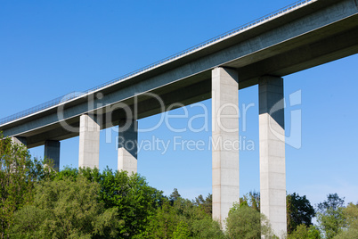 the Aichtal viaduct near Stuttgart in Germany