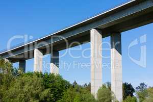 the Aichtal viaduct near Stuttgart in Germany