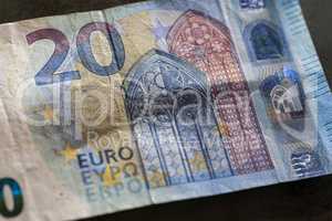 Twenty euro banknote