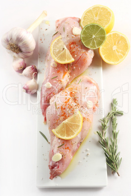 Marinated Rabbit Legs