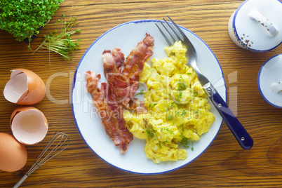 Scrambled Egg And Bacon