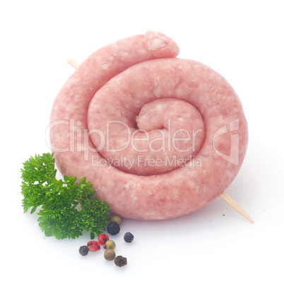 Spiral-Shaped Bratwurst