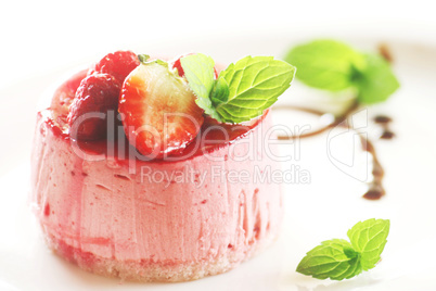Fancy Strawberry Cake