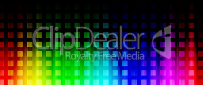 Checkered rainbow colored background