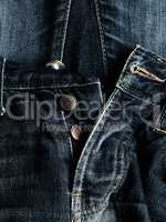 Texture of old used jeans using as background