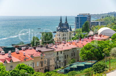 Coast of Odessa in the  Big Fountain resort, Ukraine