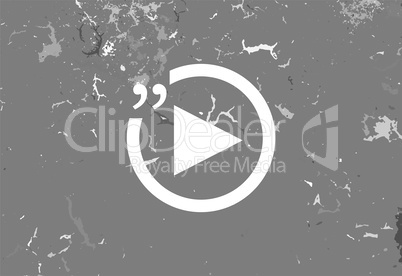 Quotation Mark Speech Bubble. Quote sign icon. Abstract background.