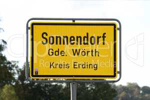 Ortsschild  Sign