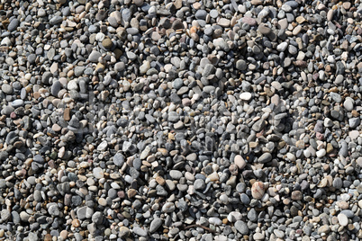 Background of round stones in various sizes